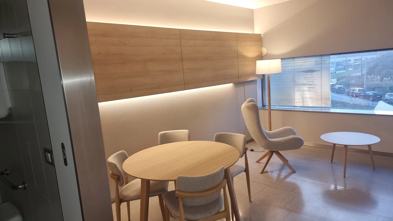 Sala para familiares en la unidad de cuidados paliativos