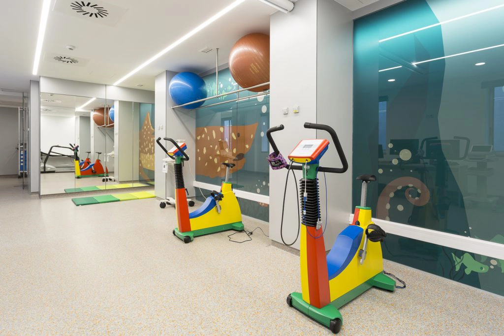 Área de rehabilitación cardíaca infantil 