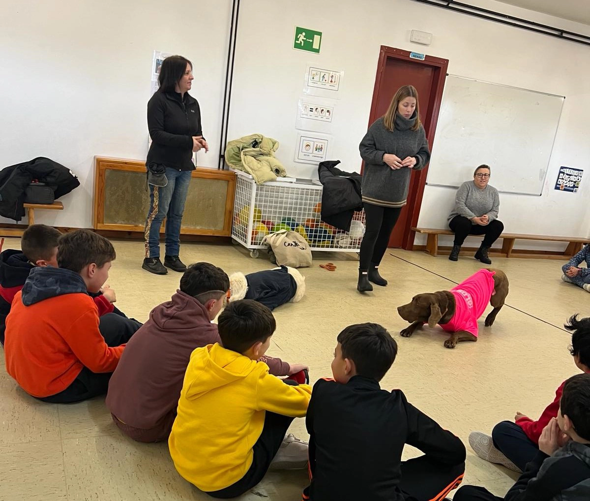 Niños Participantes del programa en a centro educativo